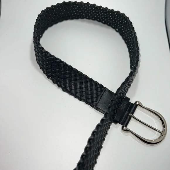 Michael Kors Braided Leather Belt - Picture 8 of 9